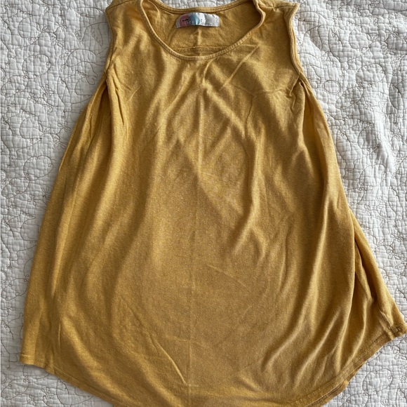 Free People Tops - Free People Golden Yellow Scoop Neck Tank